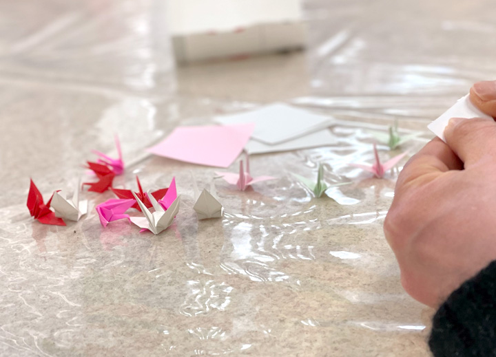 折り鶴の製造（生産）